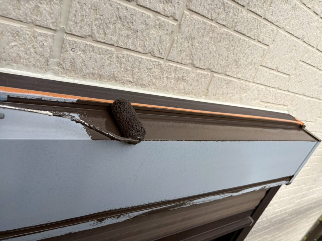 シャッターＢＯＸ仕上げ１回目